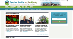 Desktop Screenshot of greaterseattleonthecheap.com