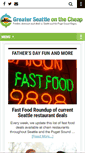 Mobile Screenshot of greaterseattleonthecheap.com
